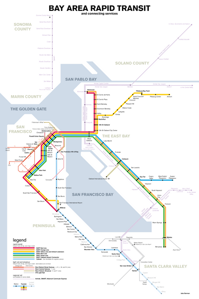 San Francisco Bay Area rail transit, 2023