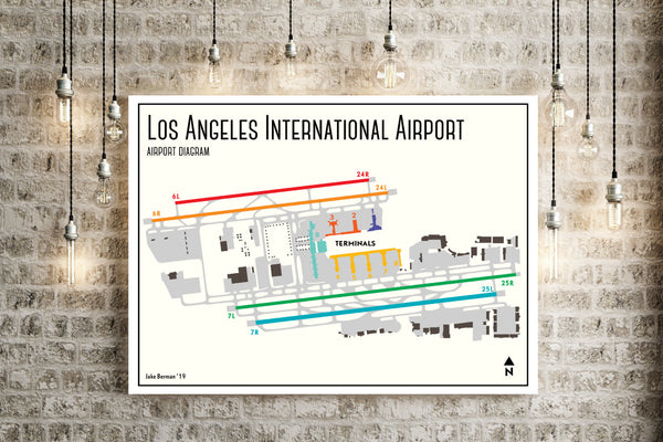 Los Angeles International Airport map