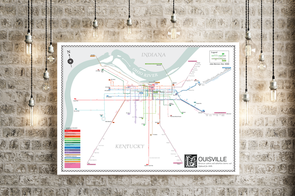 Louisville, Kentucky streetcar system and suburban electric rail, 1906