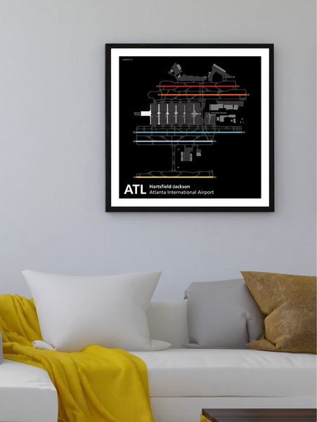 Atlanta Hartsfield-Jackson International Airport map