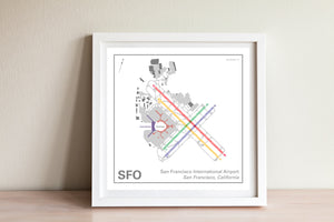 San Francisco International Airport map