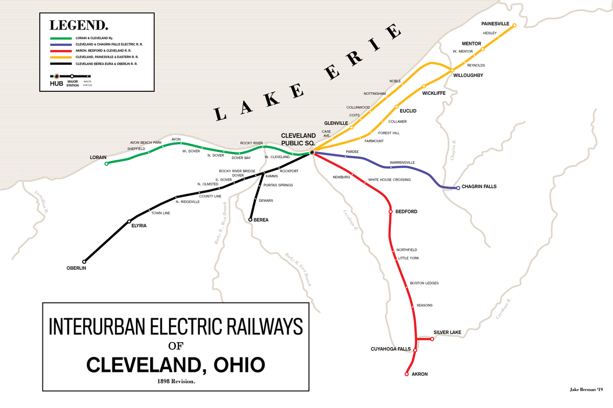 Cleveland Rta Train Map Cleveland Light Rail Map Cleveland RTA Rail Ridership Posts Gains