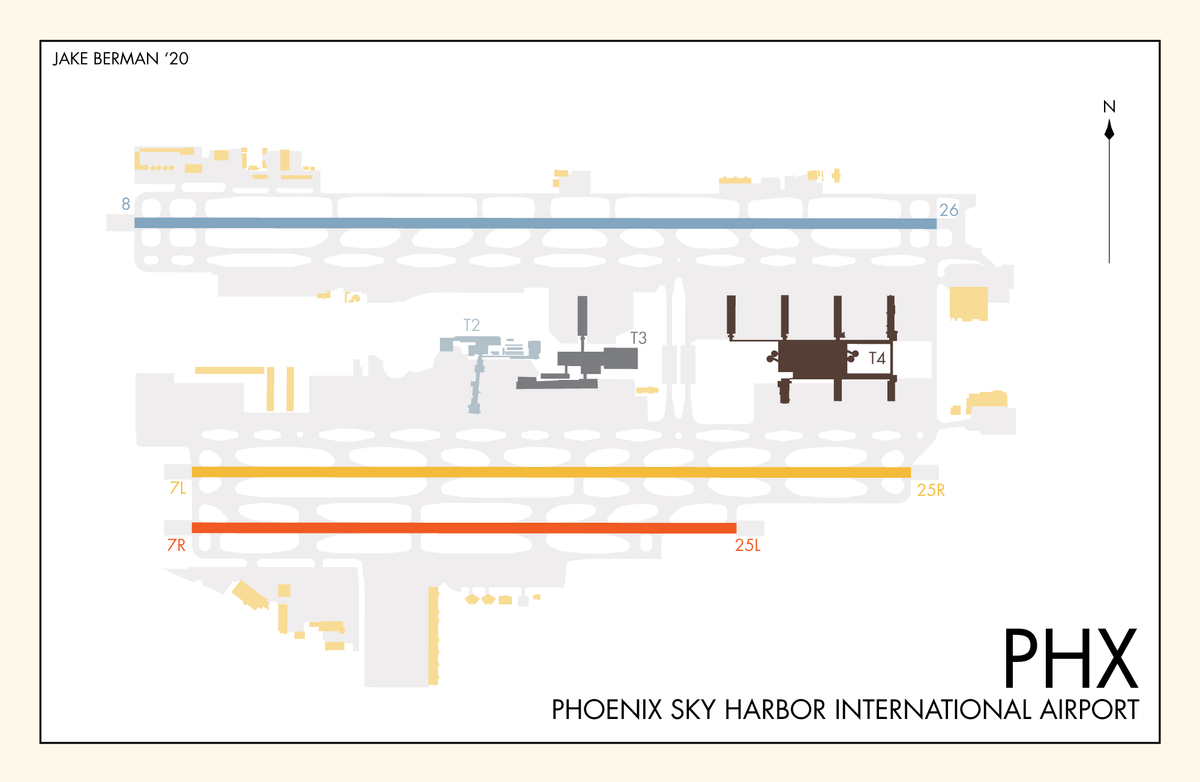 Phoenix Sky Harbor International Airport print – 53 Studio
