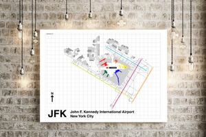 JFK Airport, New York City map