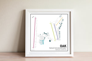 Oakland International Airport map