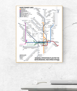 Philadelphia SEPTA rapid transit expansion plan, 1984